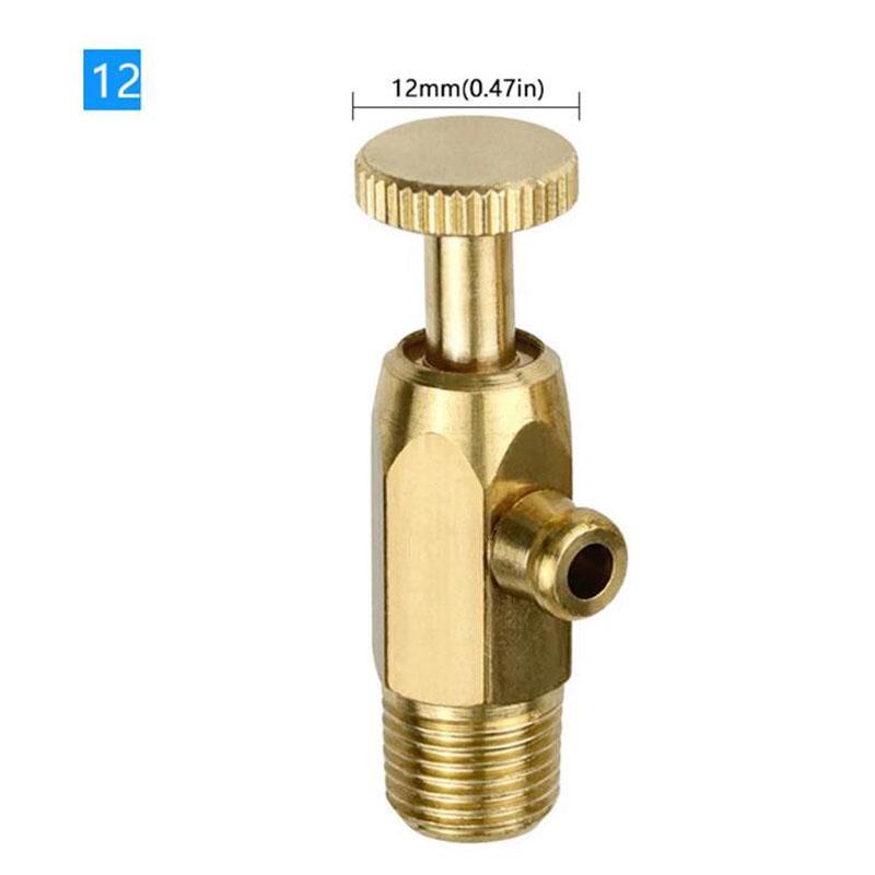 Brass Air Pressure Release Valve Manifold Exhaust Valve Water Valve Part For Water Heater Water Distributor Exhaust Valve