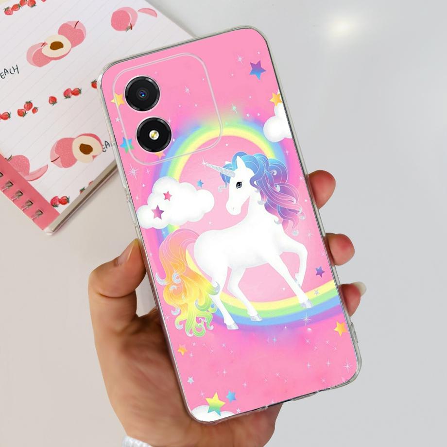 For Honor X5 Plus Case Fashion Colorful Girly Cover Case For HonorX5 Plus Soft Silicone Fundas Phone Case For Honor X5Plus Coque