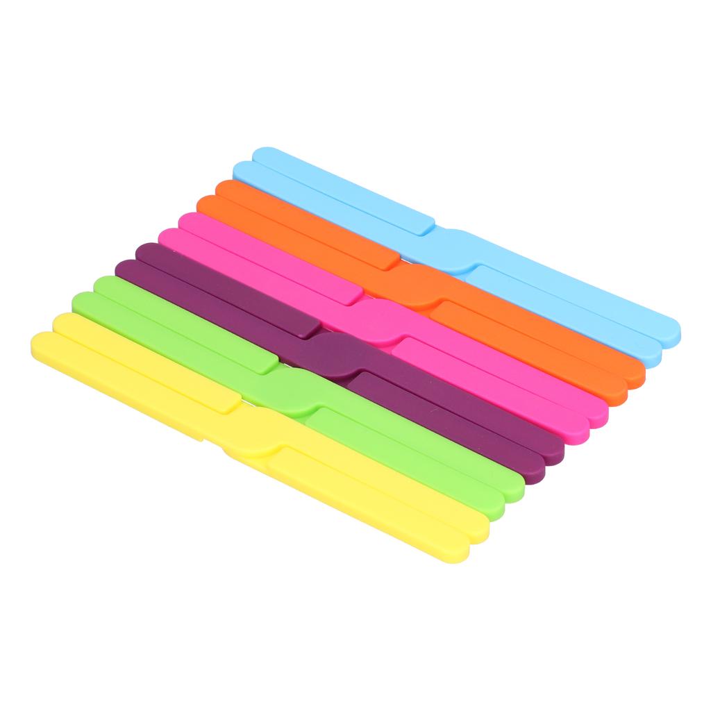 6Pcs Set Silicone Placemat Folding Pot Bowl Plate Mat Heat Insulation Pad Mobile Phone Holder(Multi