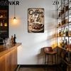 Funny Coffee Bar Decor Metal Tin Sign Coffee Cup Art Poster Metal Signs for Bar Art Wall Decor Plaque Accessories