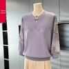 New 2026 Spring Style Stand Collar Long-Sleeved Top for Middle-Aged Women – Fashionable and High-End Feel