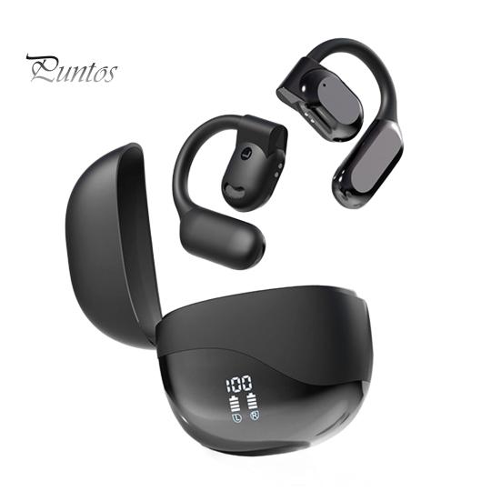 

Беспроводные наушники-вкладыши для перевода с поддержкой Bluetooth, наушники с цифровым дисплеем и функцией перевода в реальном времени, наушники с функцией перевода языка чёрный