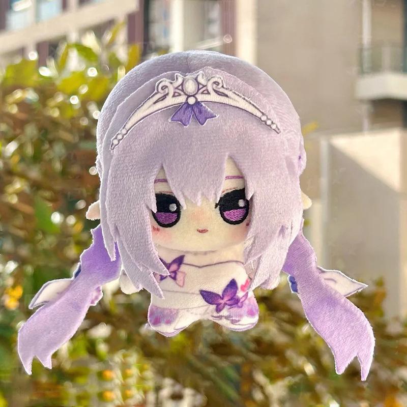 10cm Anime Honkai Star Rail Castorice Hyacinthia Plüschtier Stoffpuppe Spielzeug Qingque Plüsch Anhänger Schlüsselanhänger Geburtstag Weihnachten Geschenk