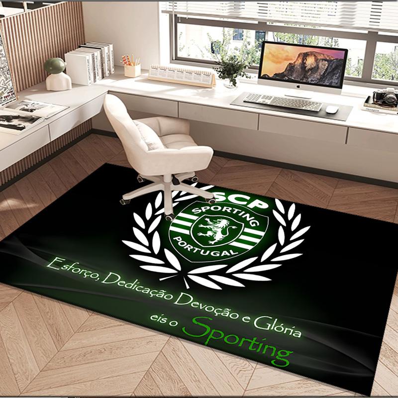 1PC rug Sporting Portugal Crest Carpet, Chair Rug,Area Rug for Office Bedroom living rooms bedroom, Doormat decor Christmas fan gifts
