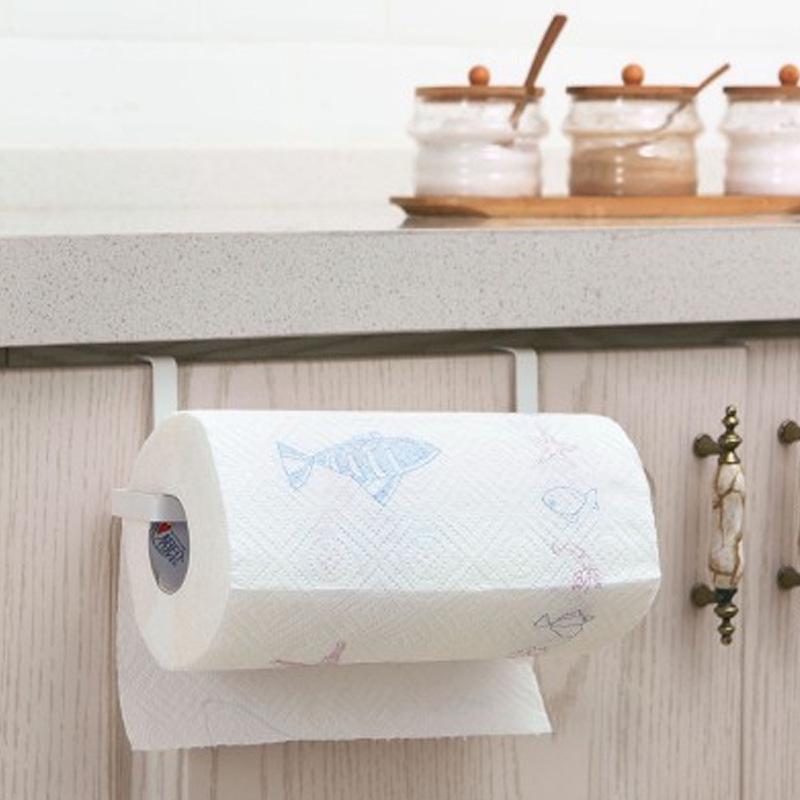 Stojak na ręczniki papierowe i folię plastikową do kuchni bez dziurkowania