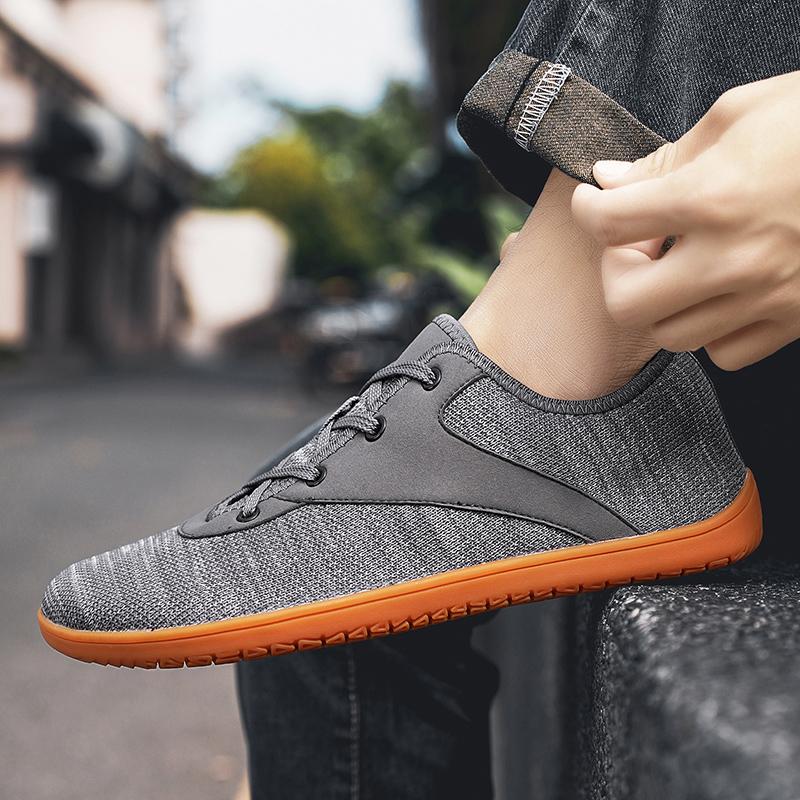 Men's Wide Toe Training Shoes Breathable Knitted Women Walking Shoes Gym Fitness Sneakers Elastic Sports Shoes