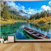 Zussun Natural Forest Tapestry Green Tree Wall Tapestry Bedroom Aesthetic Plant Stream Pool Landscape Small Tapestry Wall Hangin
