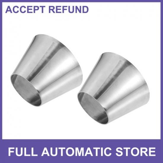 

2pcs Car Mandrel Exhaust Bend Elbow Pipe 304 Stainless Steel 3 OD to 5 OD New