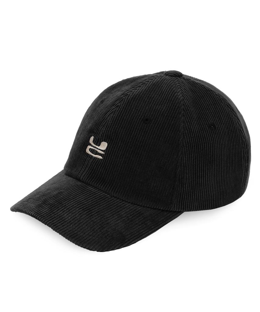 Eondeokeonteulol Autumn Winter Corduroy Basic Soft Top Logo Ball Cap Unisex Baseball Cap Uc / Classic B B / Cd / Bk