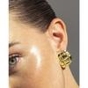 Luxenter 18K Yellow Gold Finished Earrings - Abalt