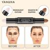 New Double-Ended Dual-Purpose Grooming Stick, Nose Shadow, Highlight And Brighten, Waterproof And Natural Three-Dimensional Concealer Pen
