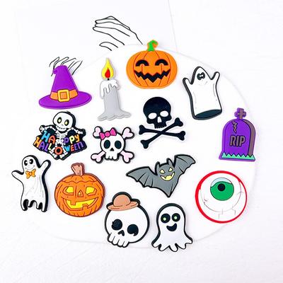 Broche à Patch doux citrouille d'halloween, accessoire pour cheveux, Kit de matériel autocollant pour réfrigérateur, bricolage