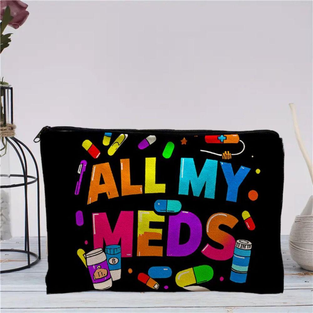 Lightweight Printed Makeup Bag Multifunctional Portable Cosmetic Bag Travel Storage Bags Gifts