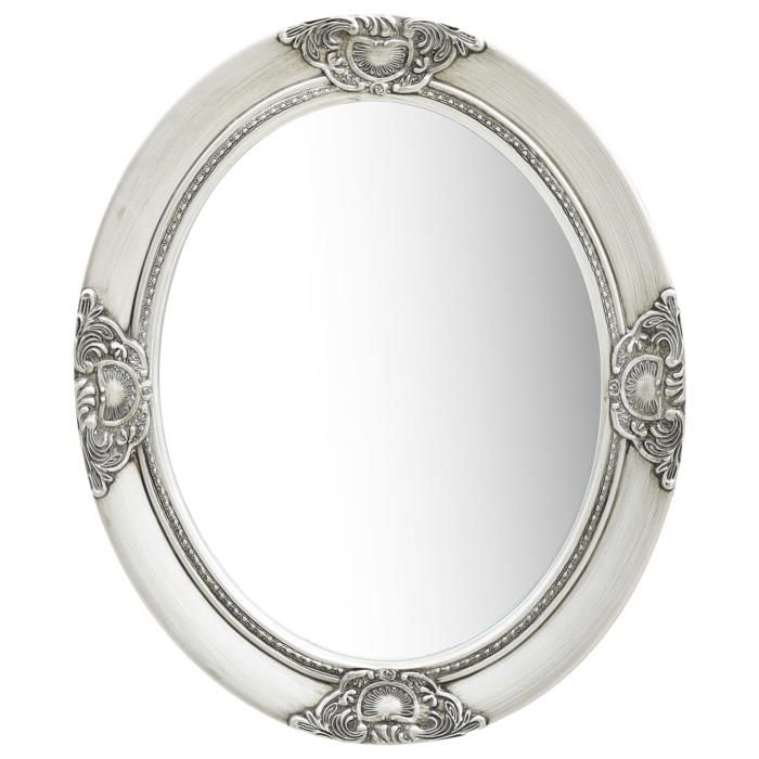 VidaXL Miroir mural style baroque 50x60 cm Argenté 320350