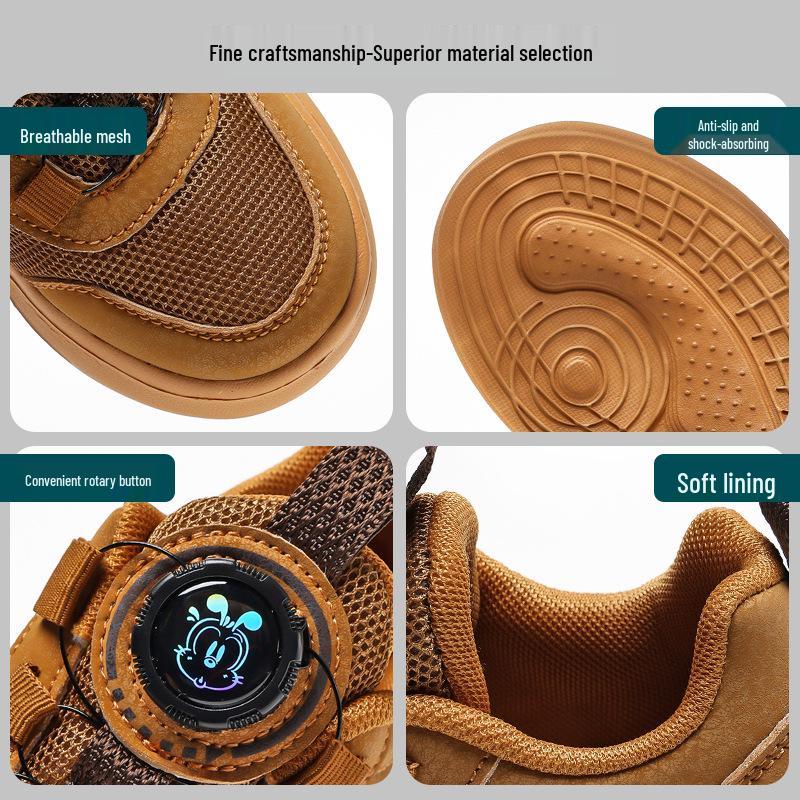 Babu Dou Ademende Mesh Sneakers voor Kinderen: Sportschoenen & Casual Skateschoenen voor Jongens & Meisjes