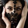 Handmade Crystal Half Face Jewelry Cosplay Party Props Girl Birthday Gift
