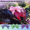 Lightweight Motorcycle Helmet Bow Self Adhesive Electric Bike Tail Decor  Scooter Accessories