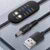 Flexible USB To DC35135 Charging Cable With Timer And Temperature Adjustment