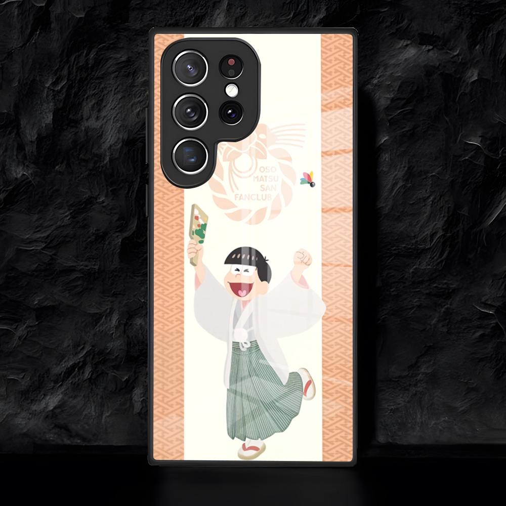 

Anime Osomatsu Phone Case For Samsung S26 S25 Edge Ultra 24 23 22 21 Ultra Plus Fe A55 56 15 4G 5G Glass Cover Galaxy A55 5G