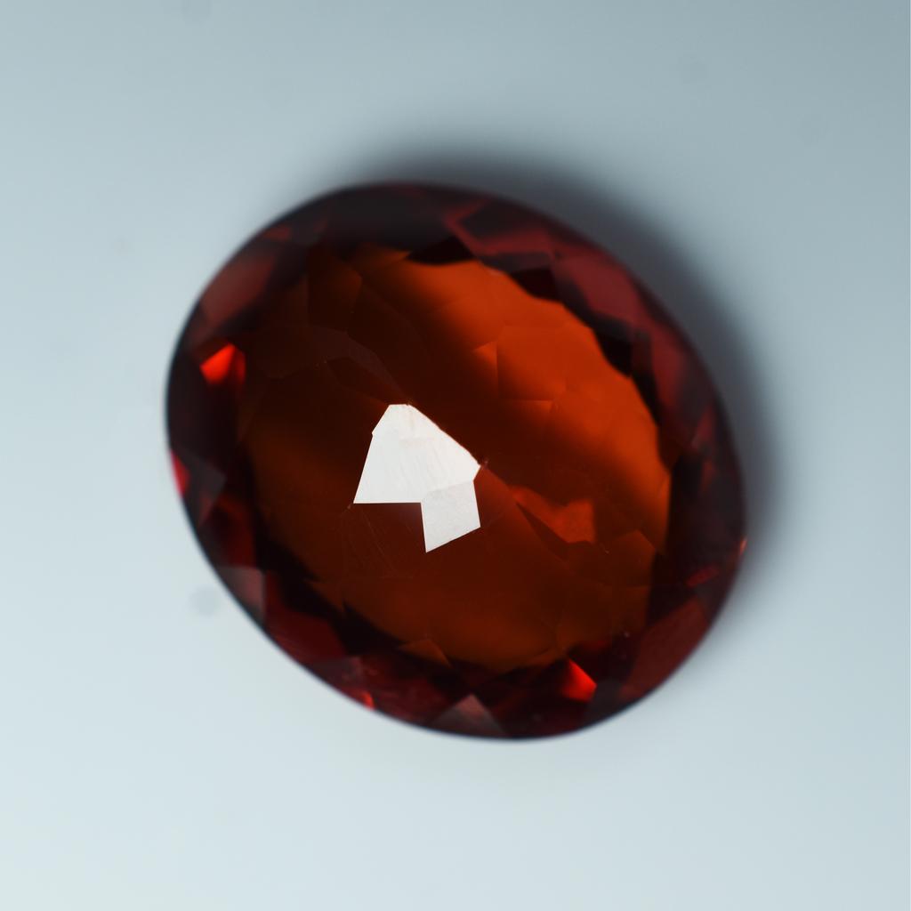 Natural Orange Sapphire Loose Gemstone 6.10 ct Oval Cut September Birthstone for Gem Collections