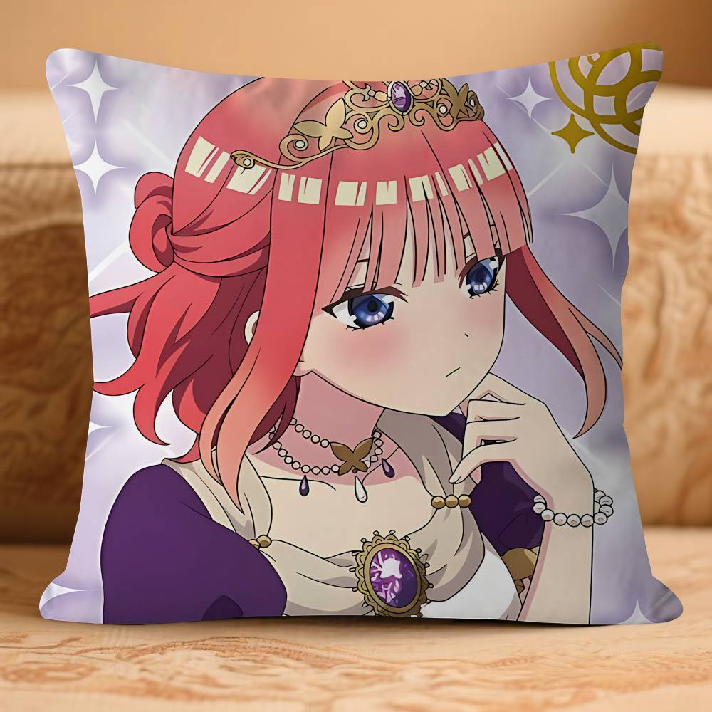 Ni-no Anime N-NakanoS Kissenbezug Abnehmbar Waschbar Kissenbezug – Ganzjährig Weiches Leinen