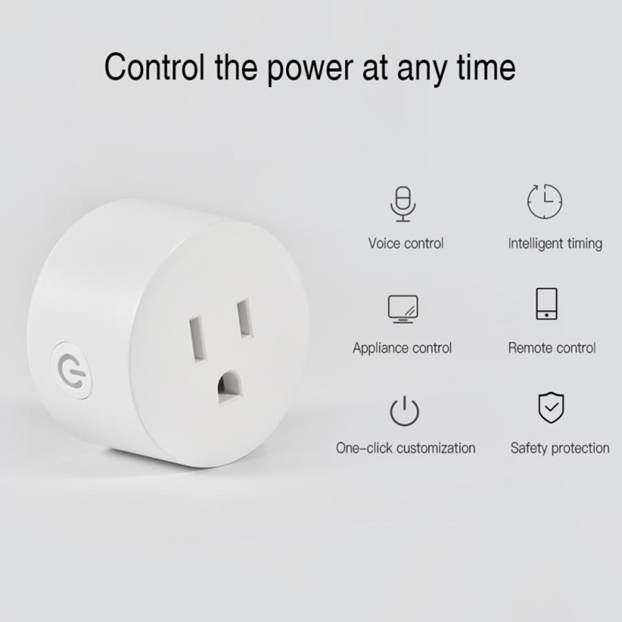 

Smart Socket — No hub required-Compatible with Alexa and Google Home (4 pcs.)