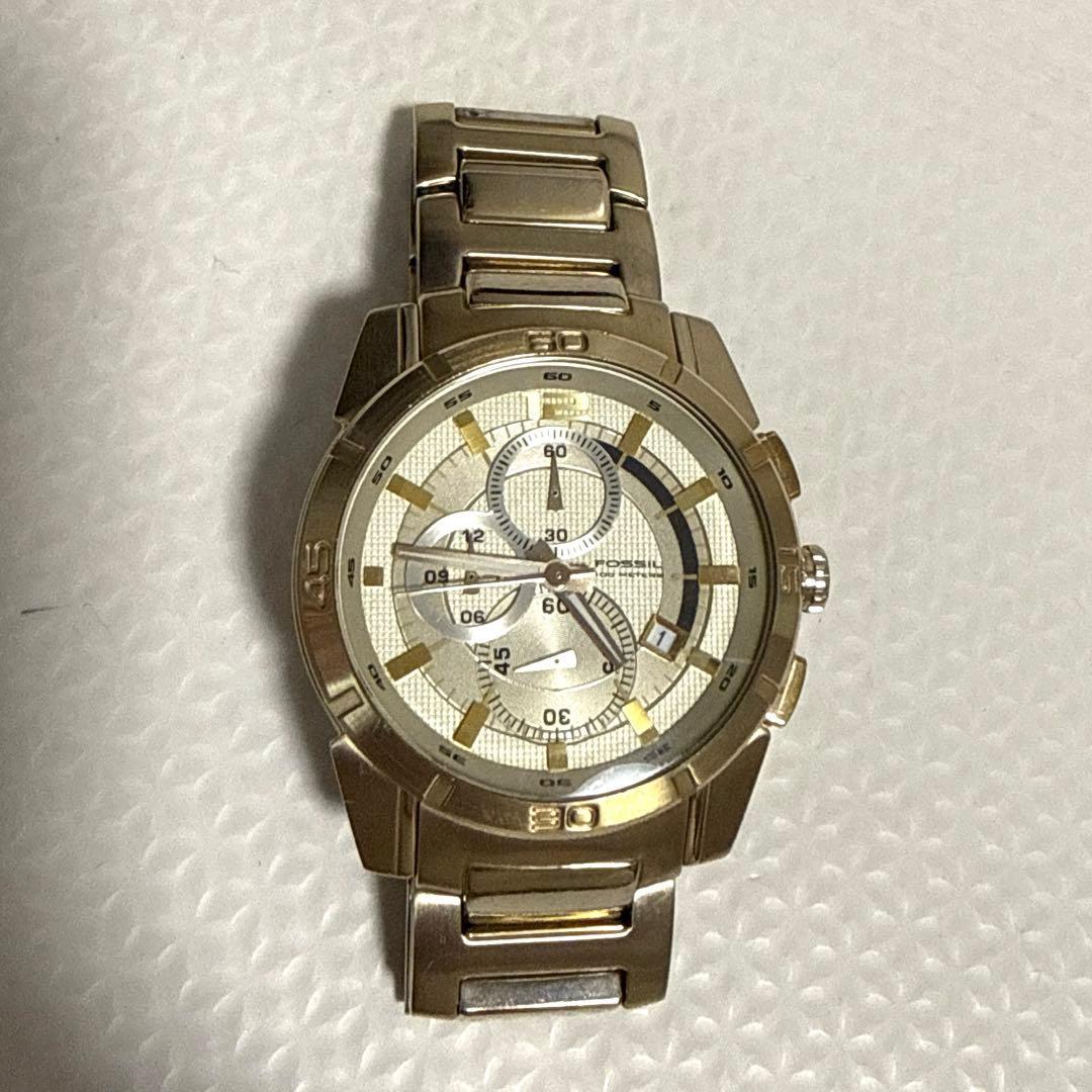 Used FOSSIL watch gold