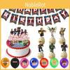 Roblox Kids Boys Birthday Party Supplies Decor Suit Banner Balloon Cake Topper