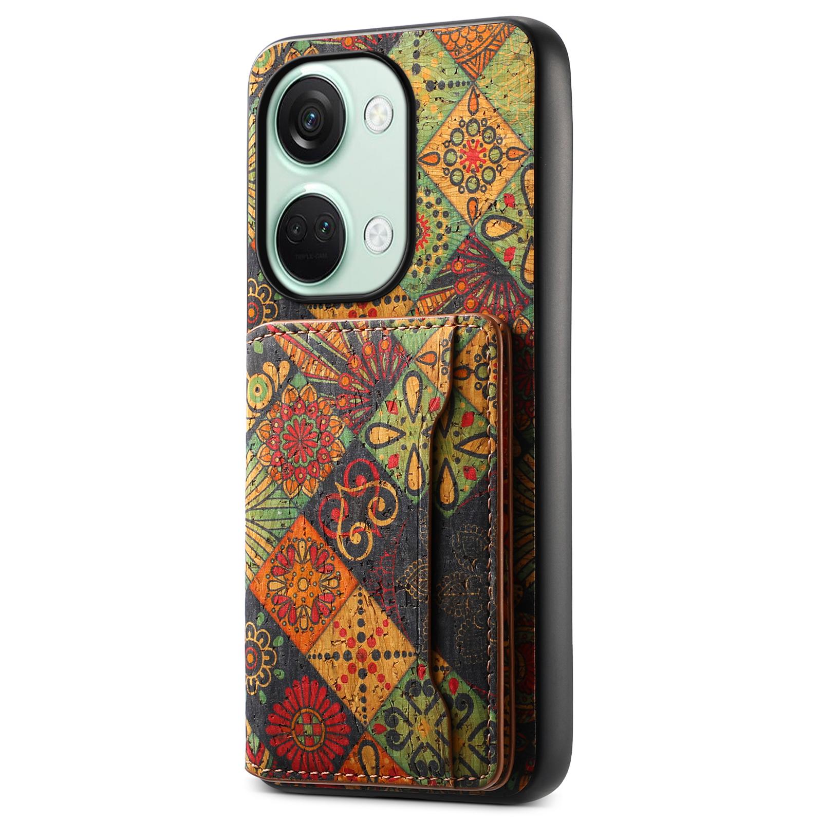 

For OnePlus Ace 2V/Nord 3 5G Case Floral Pattern Card Slot Kickstand Hybrid Phone Cases Autumn/Yellow