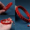 1pc Handmade Braided Lucky Red Thread Bracelet Adjustable Ethnic Braslet Men Women Friendship Braclet Yoga Meditation Bracelet