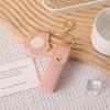 Travel Lipstick Bag with PU Leather Keychain Holder Keeps Lip Balm Safe and Accessible