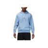 Jordan Essentials Logo Patch Hoodie Men Tops Blue FB7290-425
