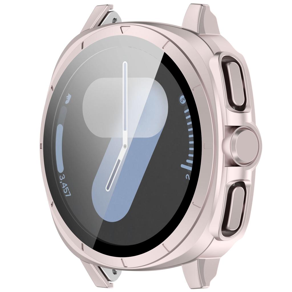 Für Samsung Galaxy Watch 7 40mm/44mm Bumper Vollabdeckung Displayschutz Stoßfeste Hülle+Displayschutz Kratzfest Fallschutz