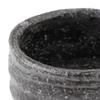 Marui Pottery Shigaraki Ware Hechimon Sake Cup 5cm Diameter Black Steel (Ochoko) Approx. MR-3-4321