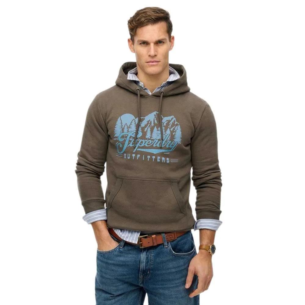 Superdry Толстовка с капюшоном Outfitters EU XL