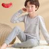 LANGSHA Boys' Antibacterial Cotton Thermal Underwear Set