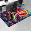 3D Printed Mermaid,Underwater,Fantasy Anti-Slip Rug - Machine Washable Office Rug for Living Room, Bedroom, Office - Multiple Sizes