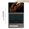 For Galaxy Tab S8 Ultra Lær Tastaturdeksel Med Berøring Bakbelyst Bluetooth-tastatur For Nettbrettbeskyttelse