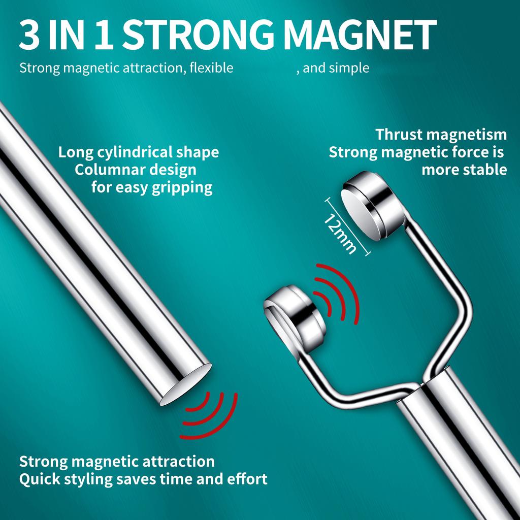 Y Shape Nail Magnet Pens,Magnetic Nails Polish Magnet Wand for Nails Cats Eye Nail Design Tools Nail Art Accessories
