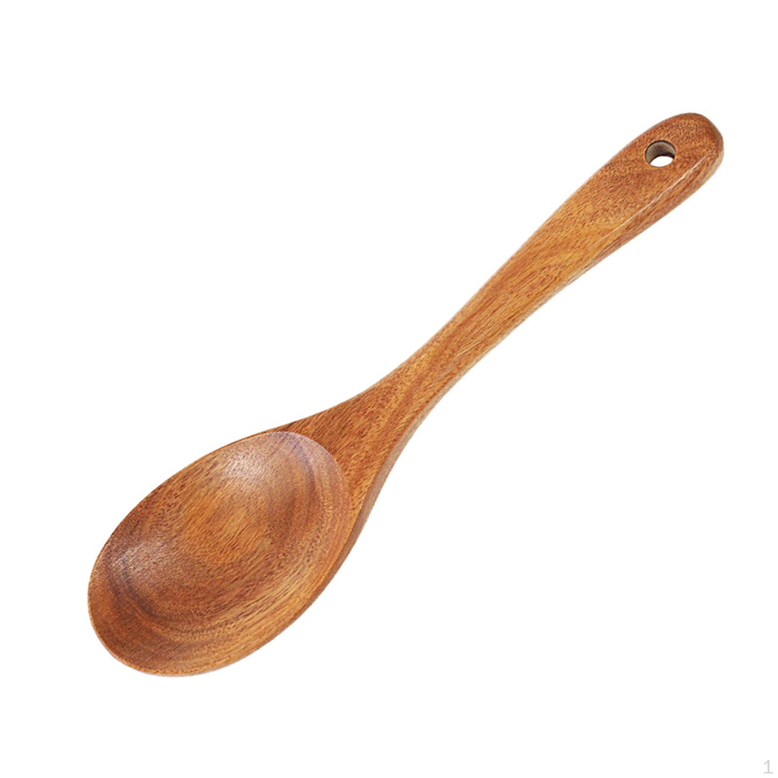 

Ложка для салата, вилка, столовая посуда, сервировочная посуда, практичные деревянные столовые приборы для домашней кухни Spoon