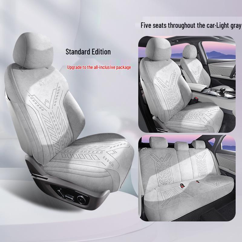 

BYD Han Car Seat Cushion: Universal Suede Saddle Cover for All Seasons BYD Han - Rams/2025 Model