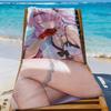 Denia Game Wuthering Waes Towel Sports Quick Dry Travel Camping Gear Sandproof Soft Light Large Beach Towel