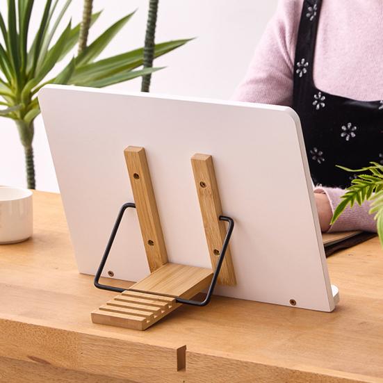 Reading Stand for Kitchen Countertops And Cookbooks Adjustable Cookbook Holder for Hands-Free Reading