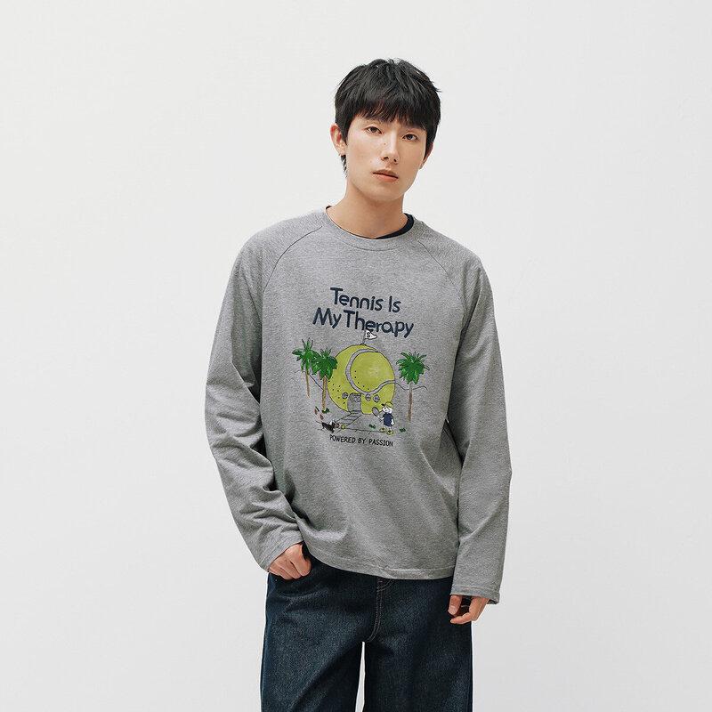 Semir Men's Cartoon Print Long-Sleeve T-Shirt
