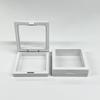 10pcs Transparent Floating Display Box Plastic Film Jewelry Packaging Box Jewelry Necklace Ring and Collectible Storage Box