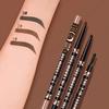 Popular QICIY Double Head Eyebrow Pencil, Waterproof and Dense Stereoscopic Eyebrow Pencil