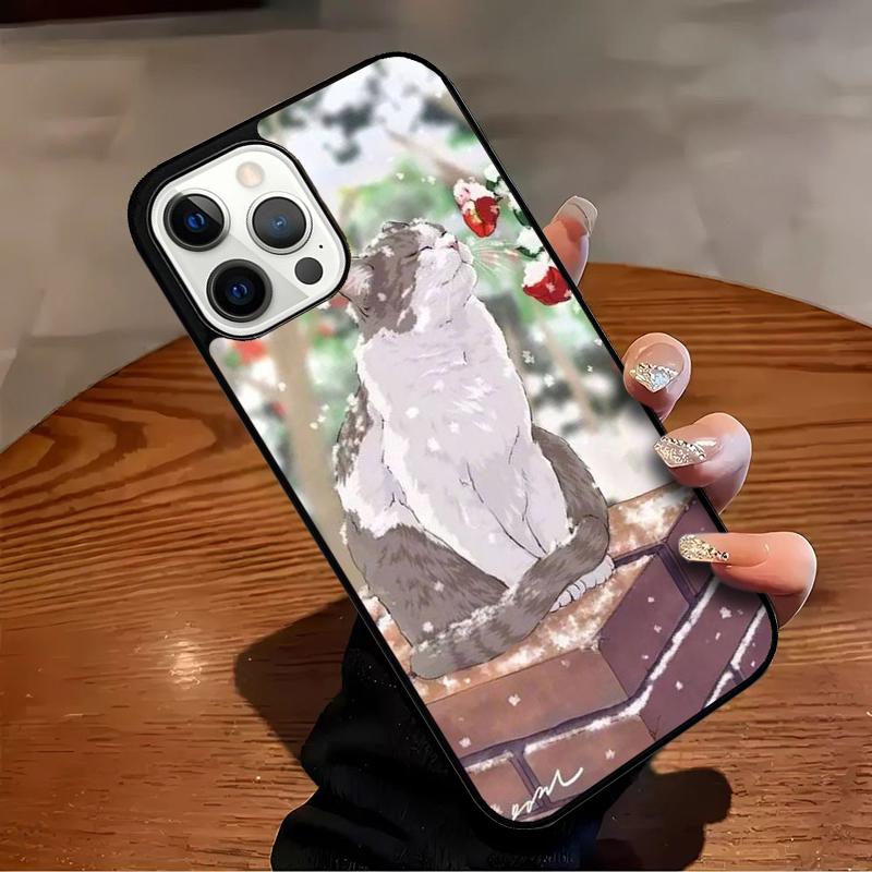 Japanese Cat Culture Aesthetic Art Phone Case For iPhone 17 Air 16 15 14 13 12 11 Pro Max Max Plus Bumper Case Cover