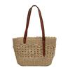 Borsa pastorale di grande capacità Borsa tote intrecciata semplice di tendenza da donna Borsa a tracolla piccola e fresca Borsa da braccio alla moda