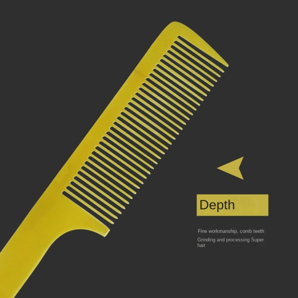 Peine Antiestático para Hombre Peine para Cortar el Cabello Cepillos para Peinar el Cabello Recto Peine Plano para Cortar Peluquero