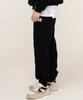 Graver [Unisex] Flower Dot Embroidered Sweat Jogger Pants_Black